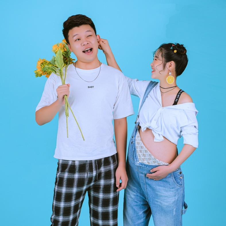 双妹一家人