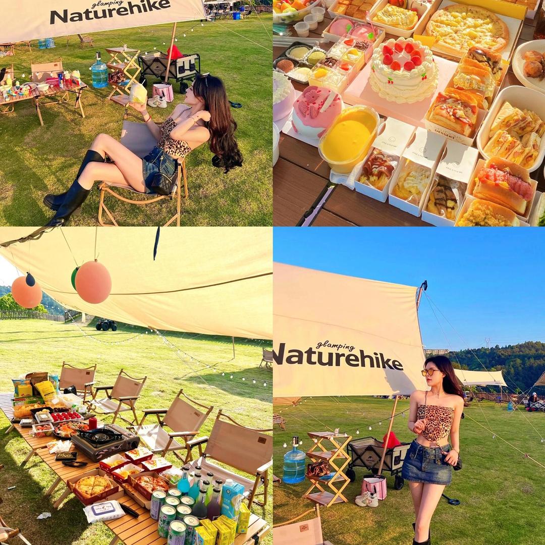 蓝天公园租帐篷