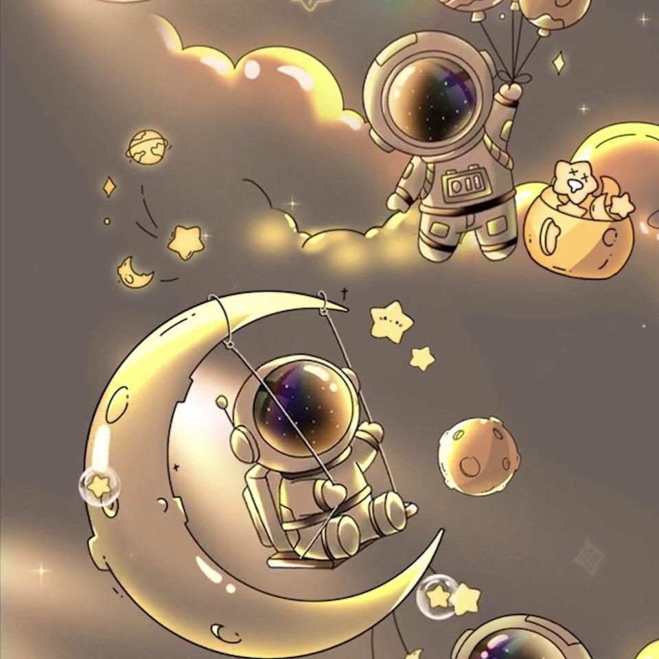 摘星星的小小熊