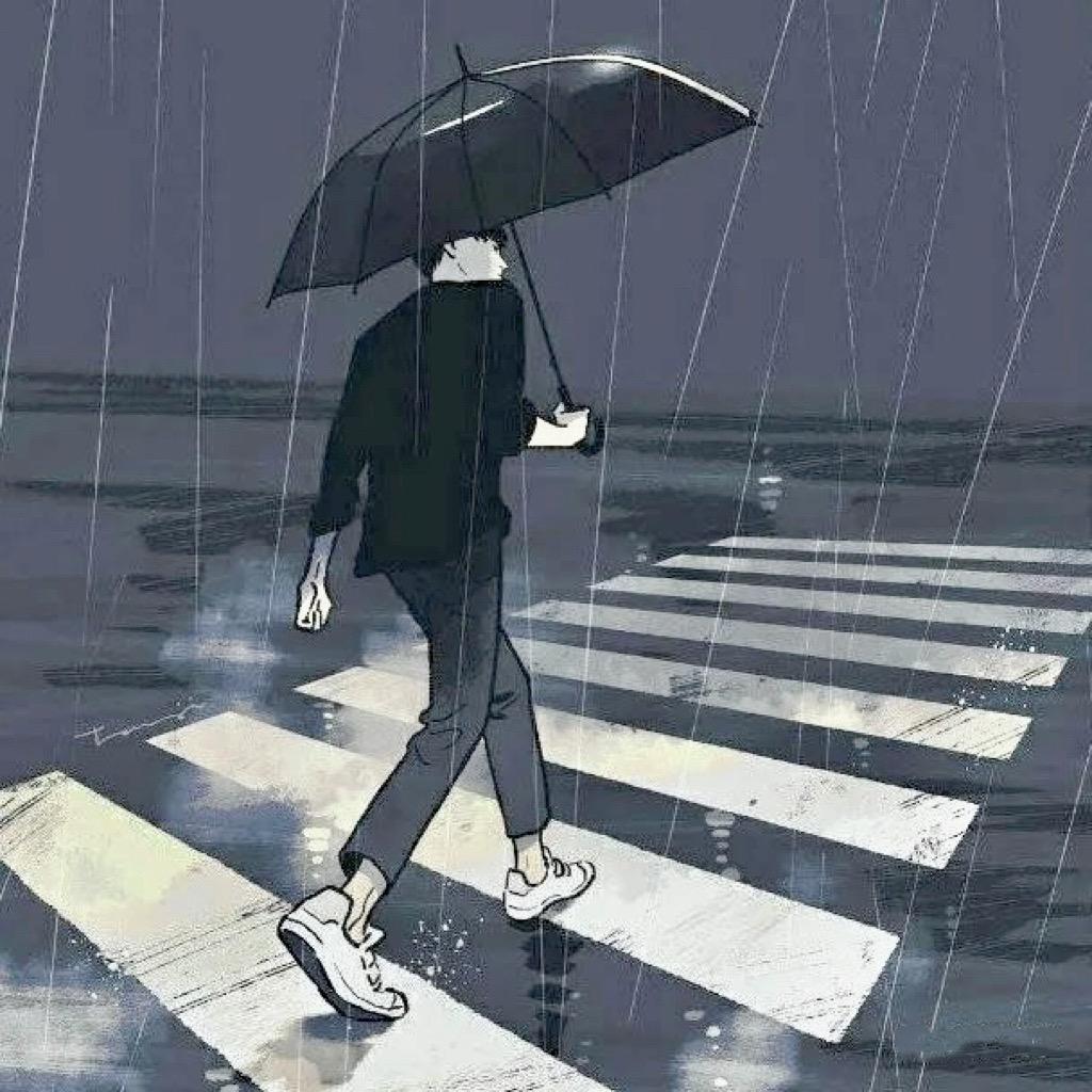 雨行者の