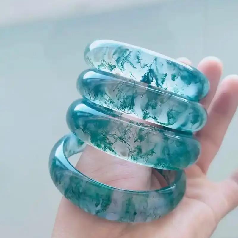琪哥水草玛瑙手镯定制