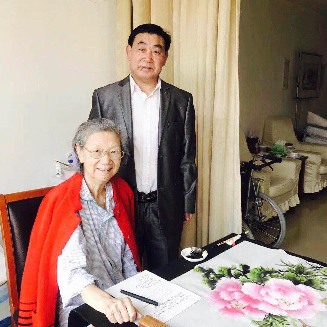 牡丹画、任金良、笔名:任德