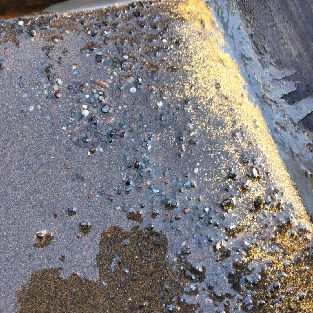 采金船上采金工