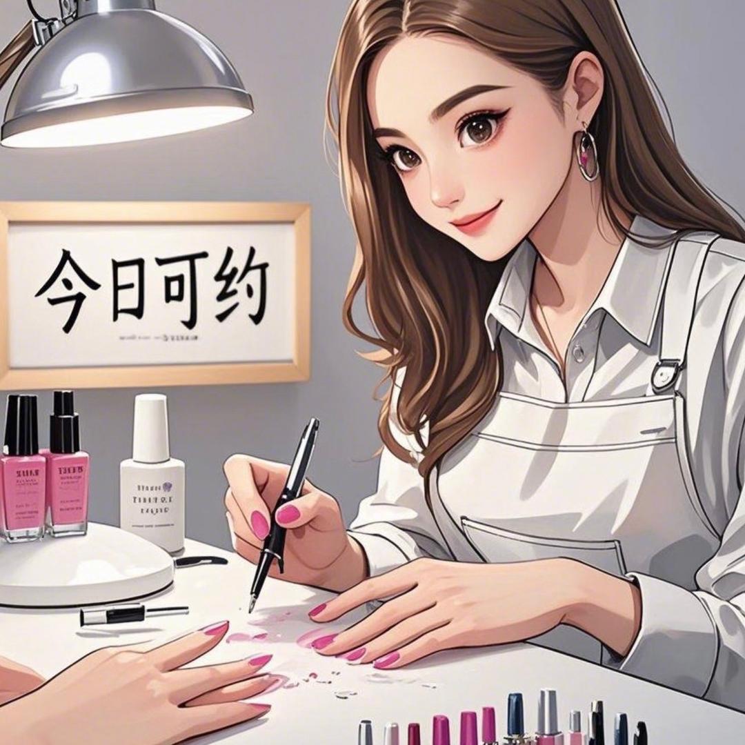 瑶瑶很会做美甲