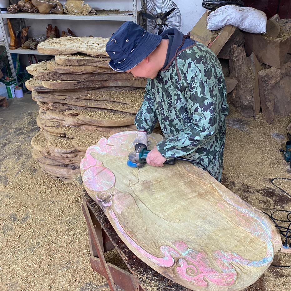 金丝楠木茶盘厂家