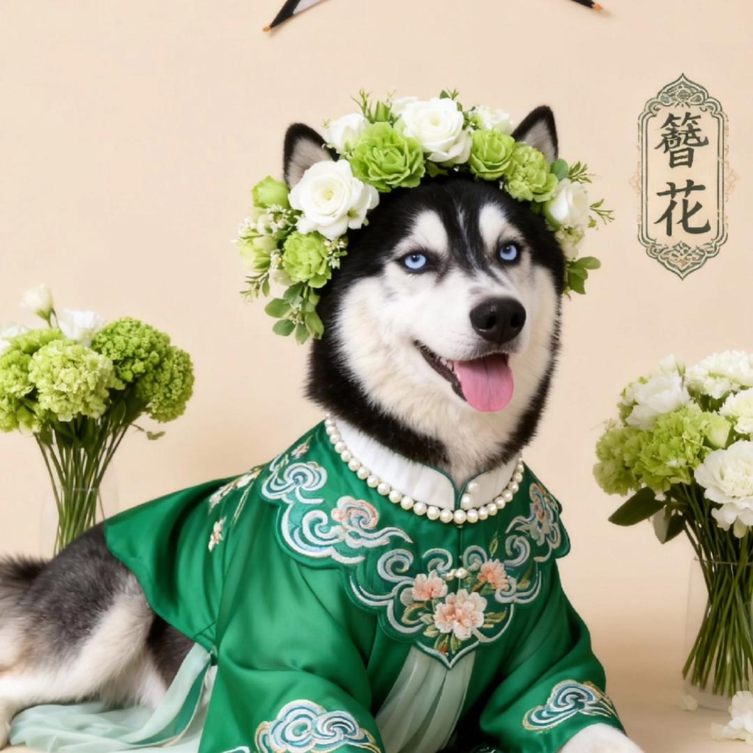 家有大黑狗和二哈