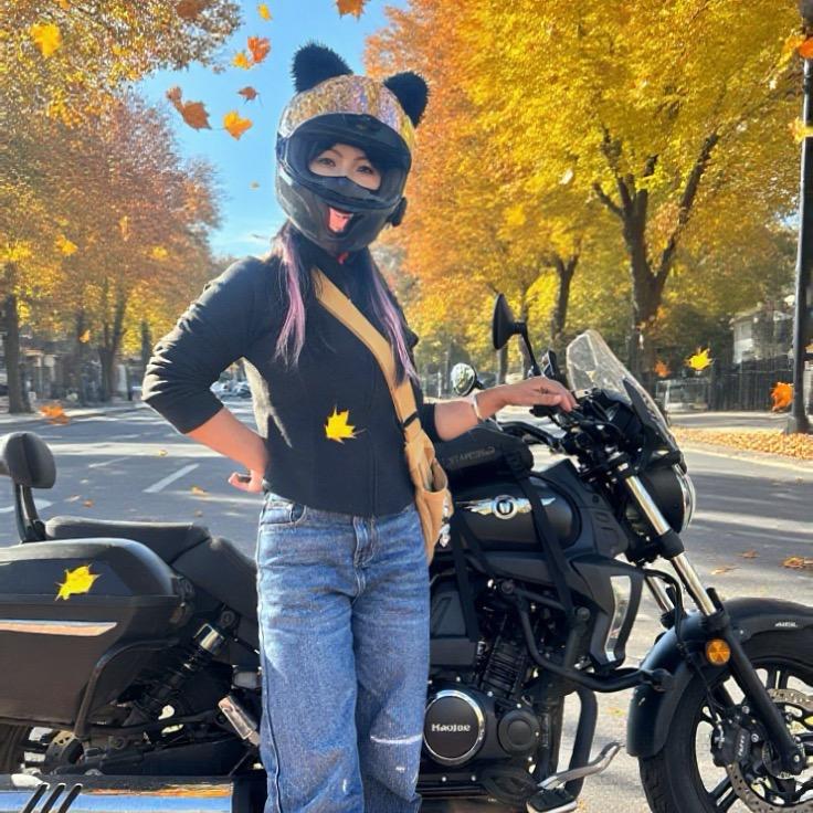 爱骑摩托车的小丸子