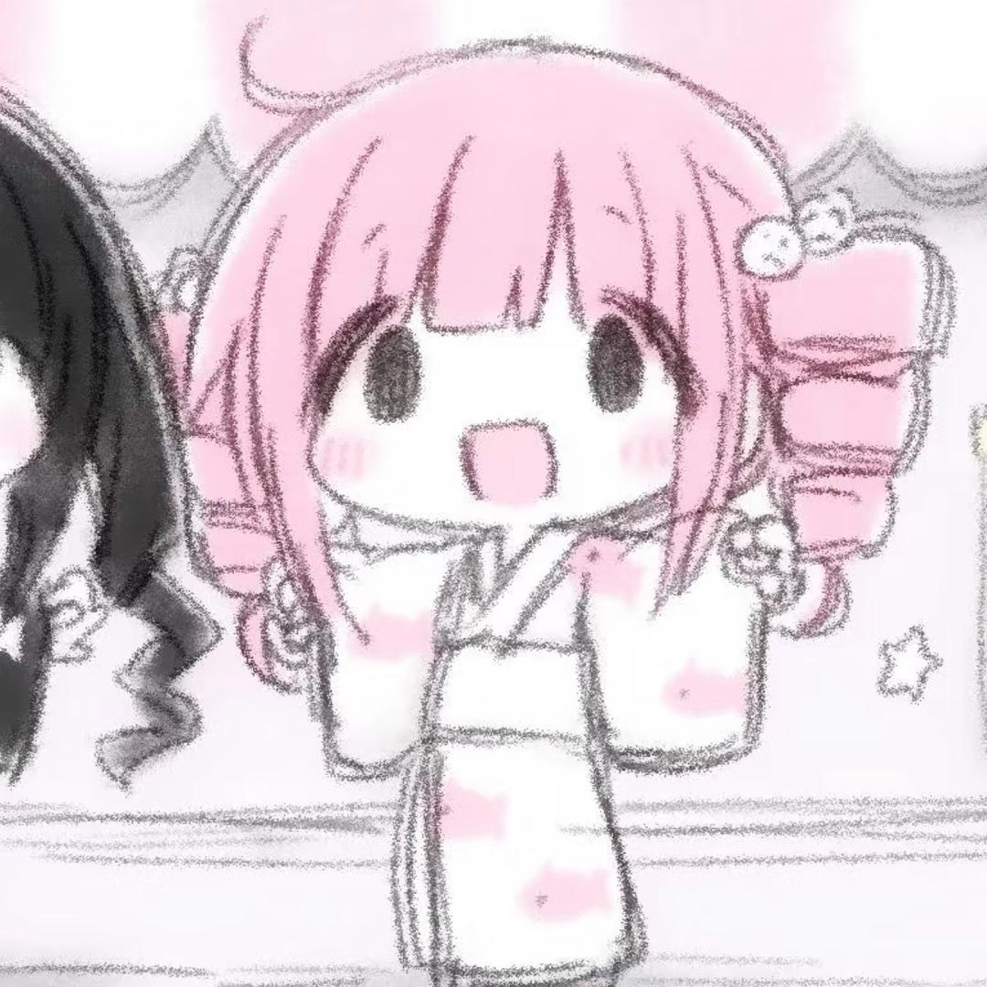 粉色云吞