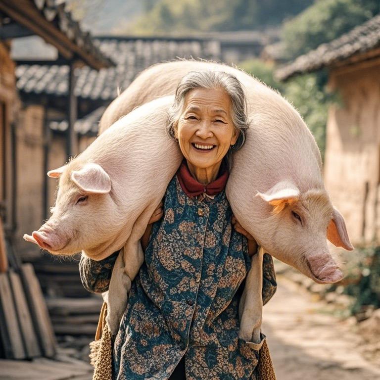 小可爱的猪