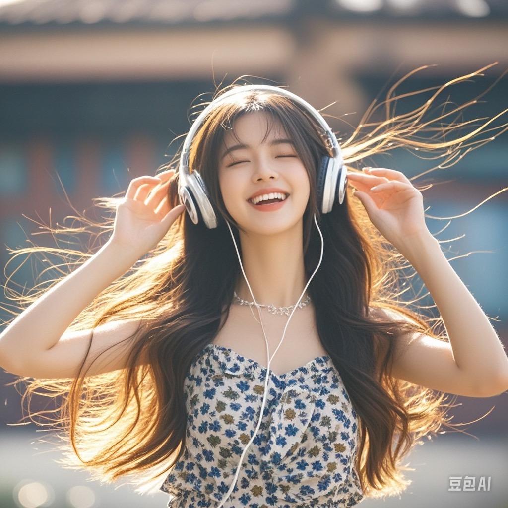 她在听🎧