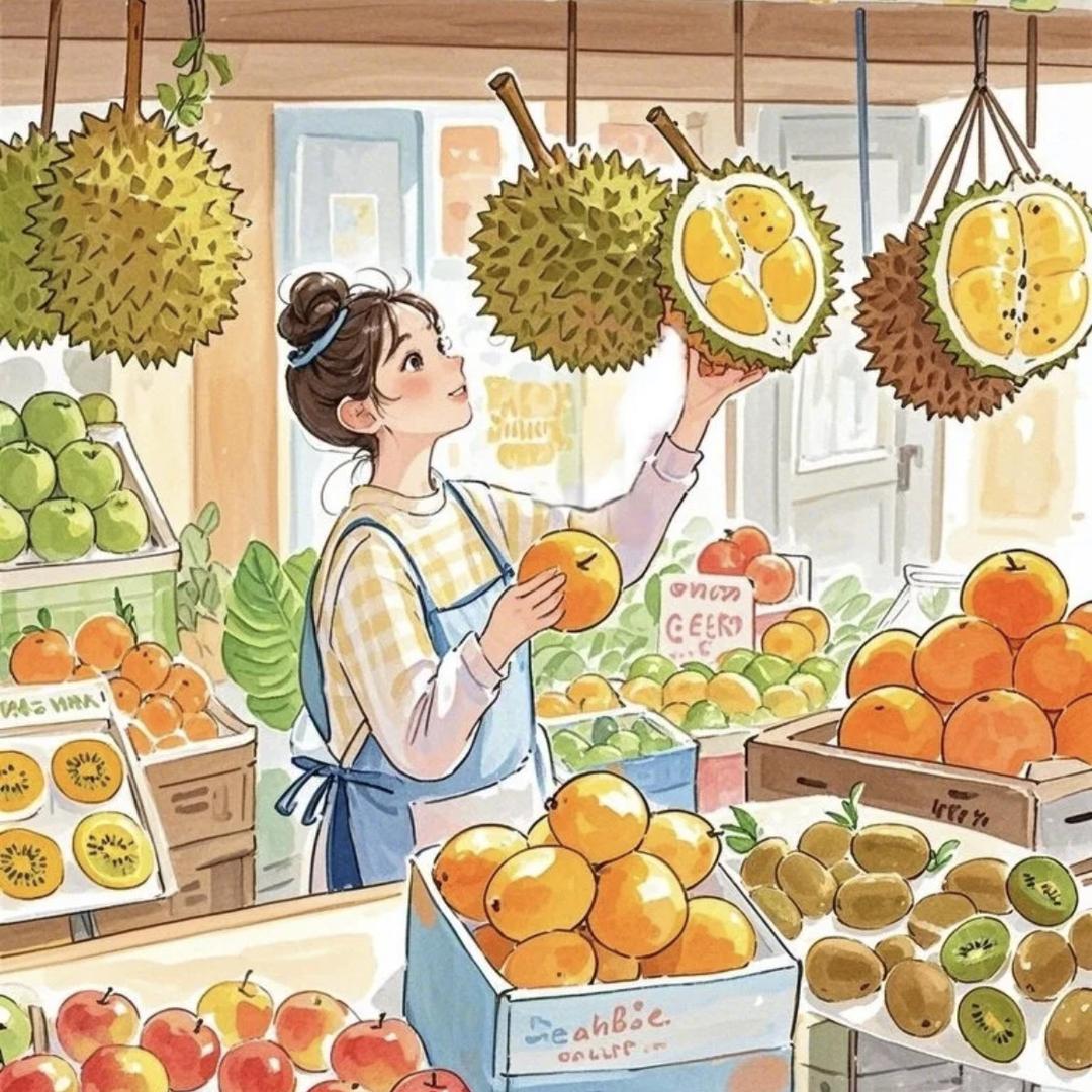 莞莞就爱吃点水果