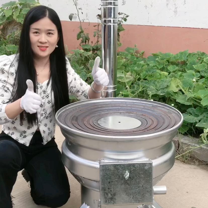 绿超不锈钢柴火灶 取暖壁炉
