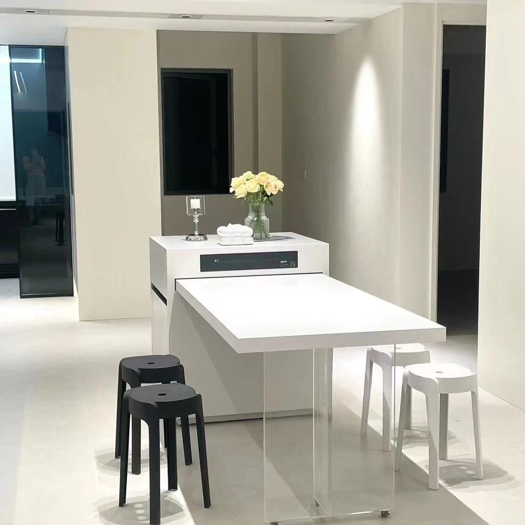 佛山美盛居岩板岛台电视柜