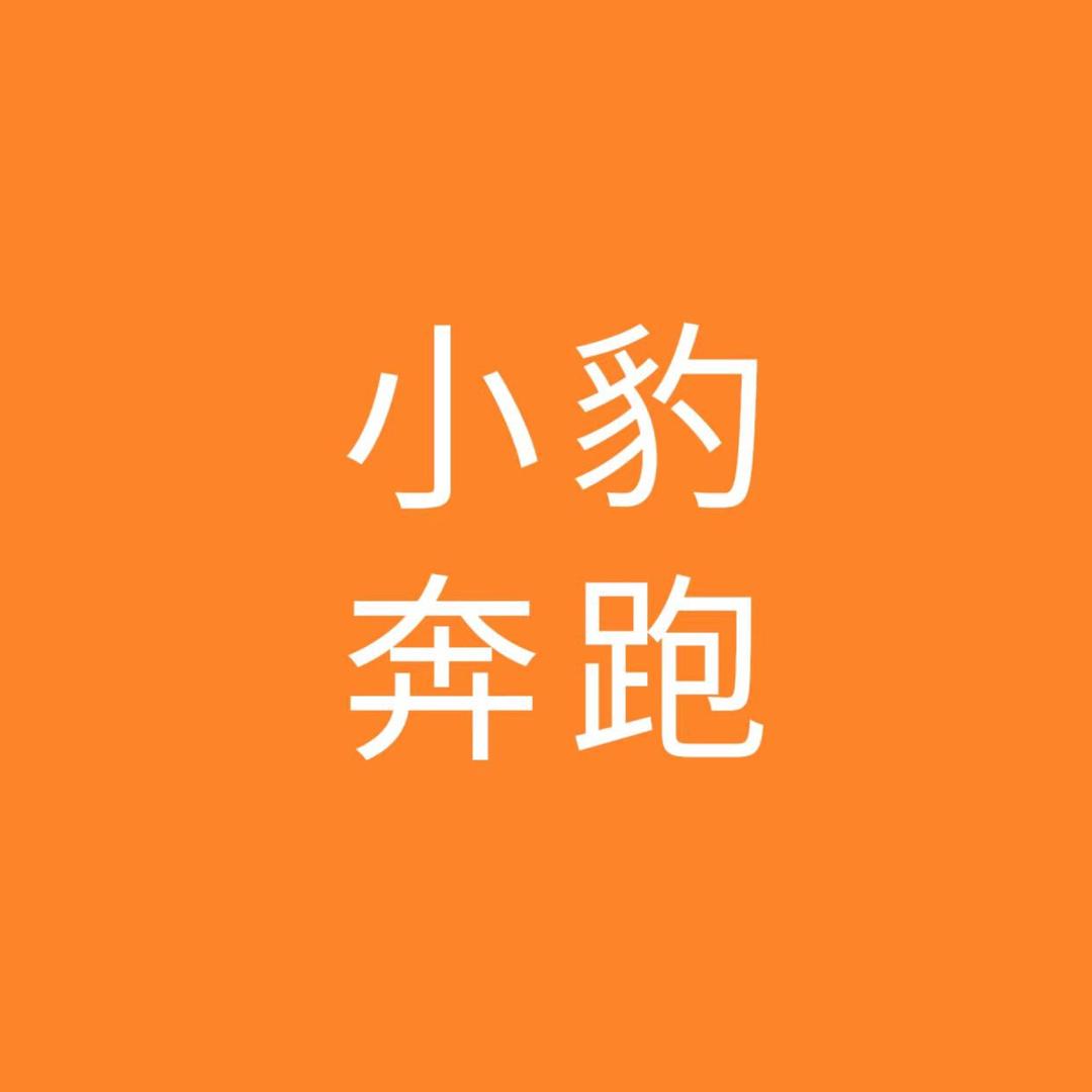 小豹奔跑