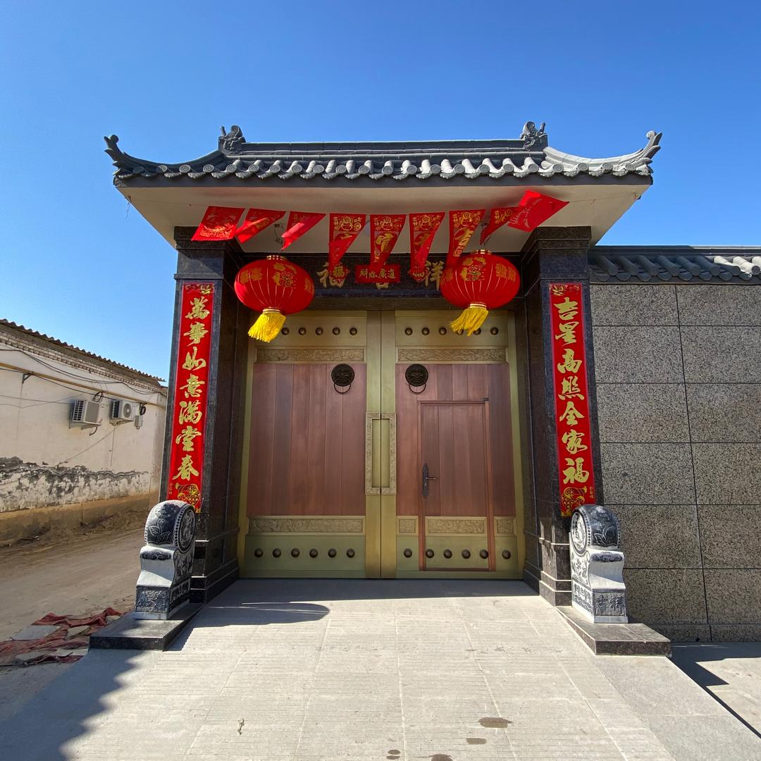 春天别墅门、铜门