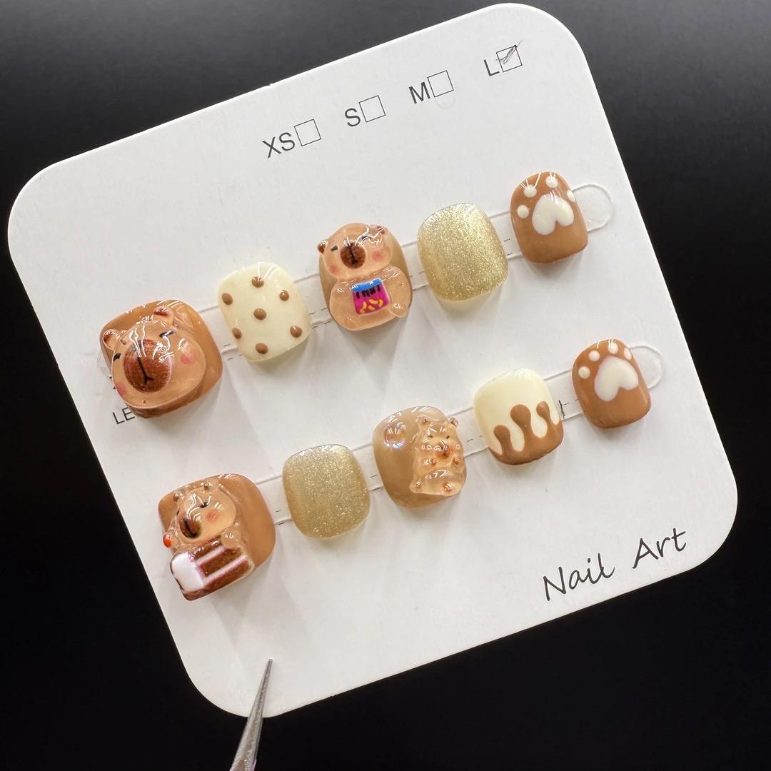 指柔儿童手工穿戴甲