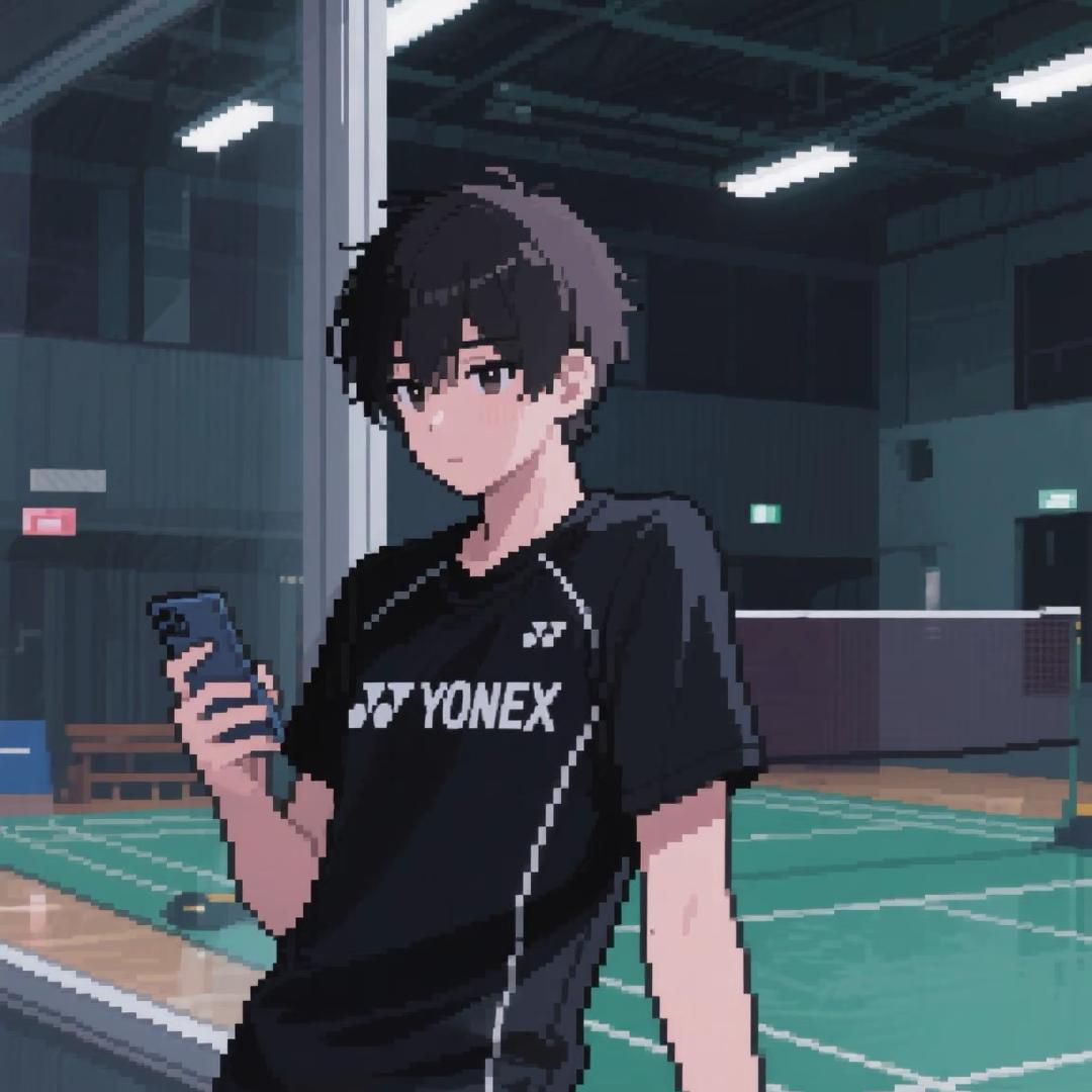我不会杀球🏸
