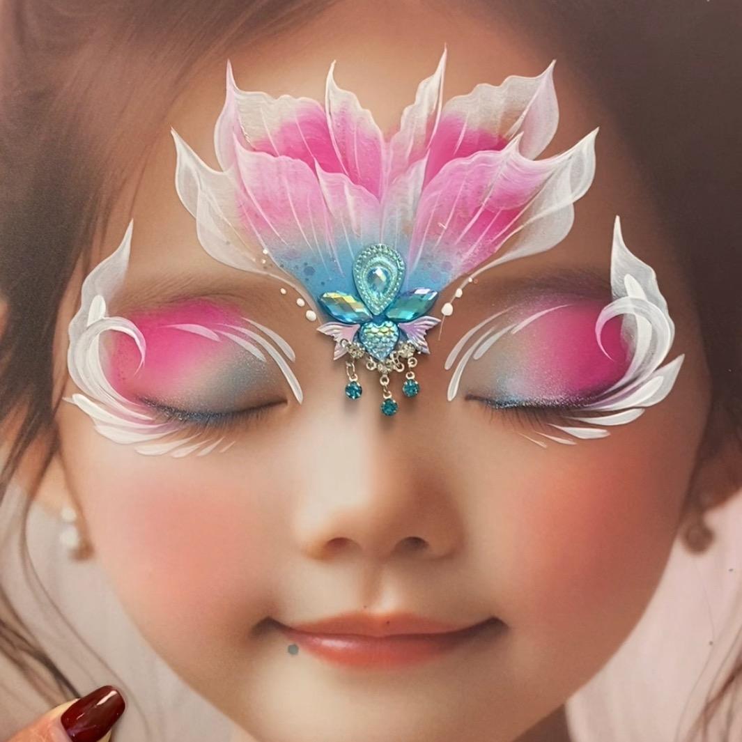 烨彩亚晨老师教彩绘