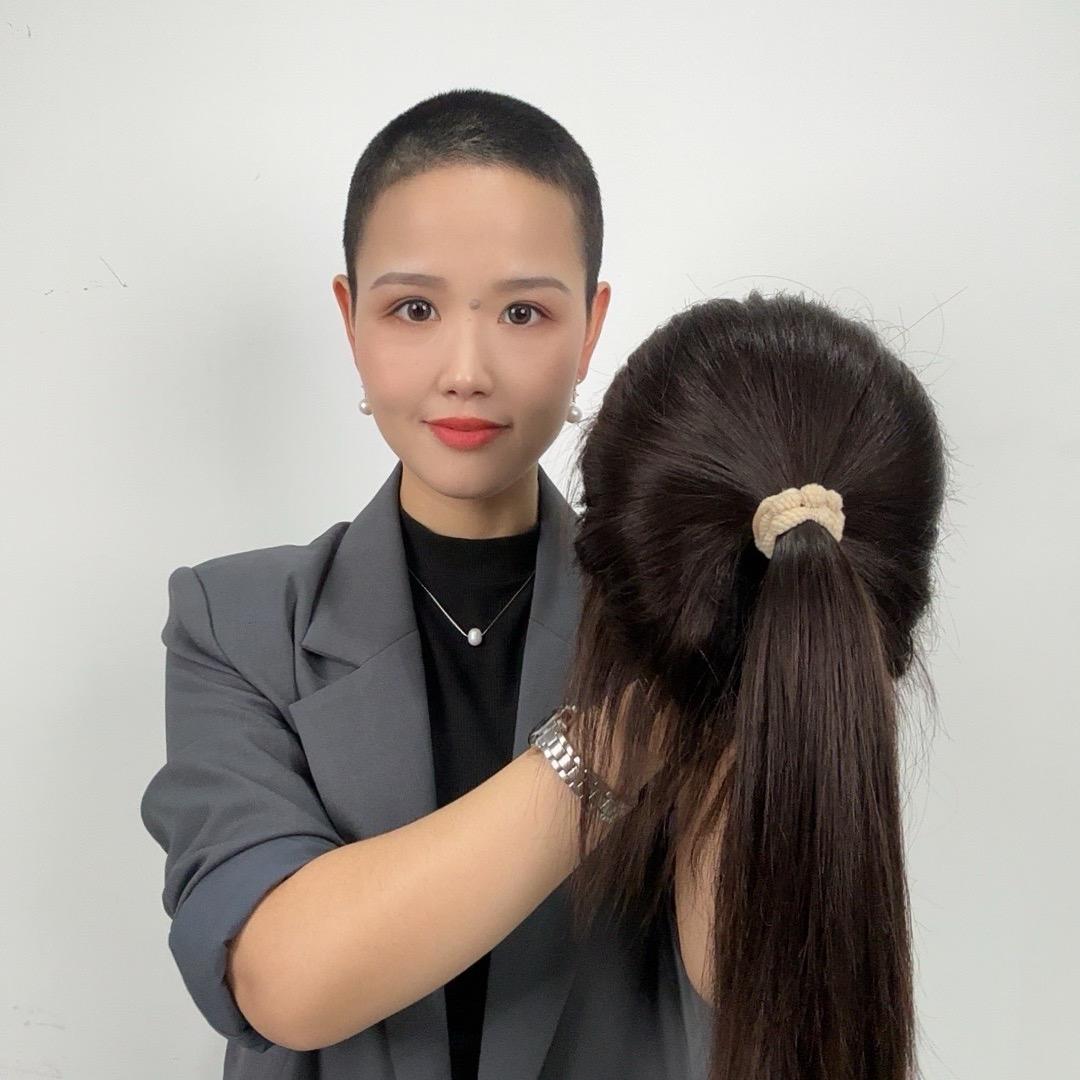 美元素假发定制-杨杨