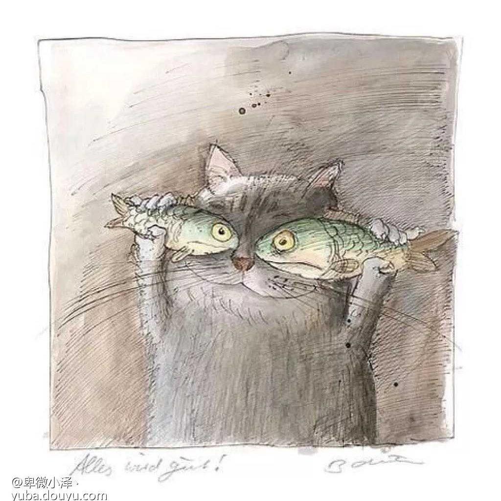 想吃咸鱼的猫