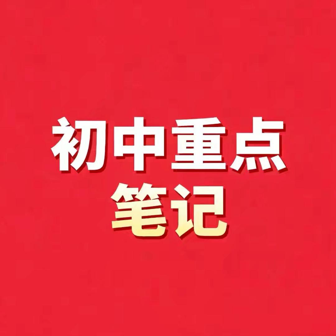 初中重点笔记薛老师