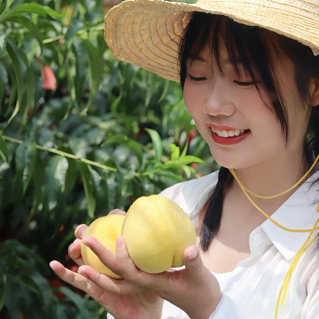 炎陵黄桃小姐姐