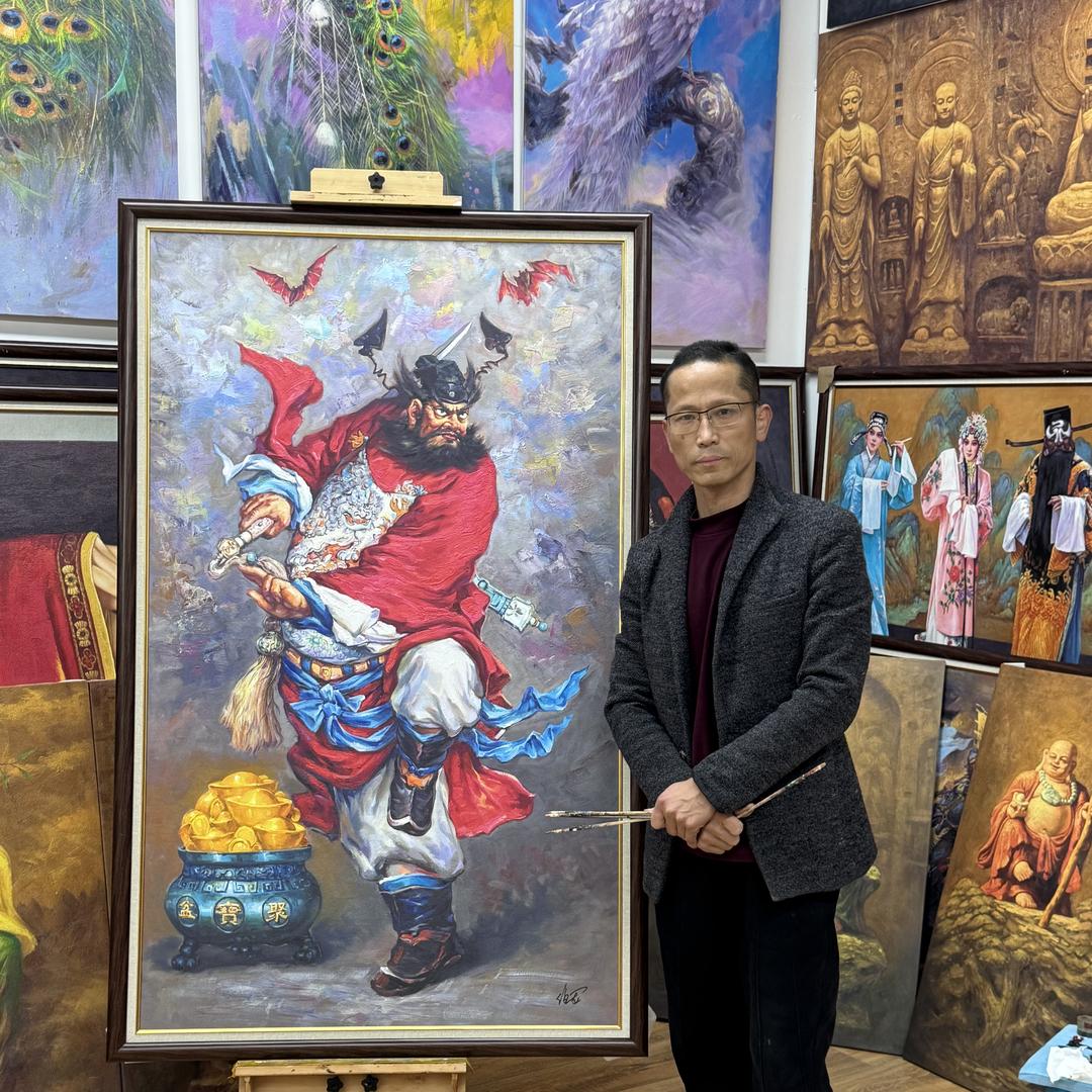 张俊龙油画艺术