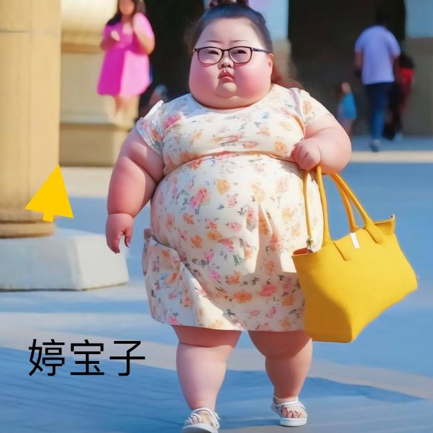 我胖我骄傲，我是婷宝子