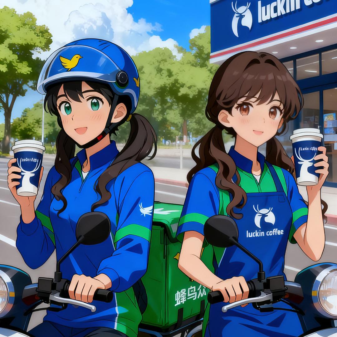 瑞幸在逃咖啡（去送外卖了）