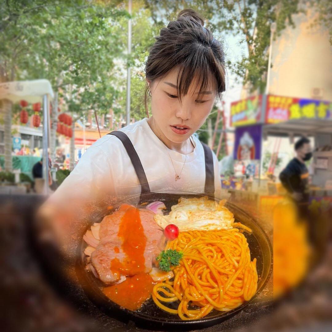 杨小妹牛排摆摊