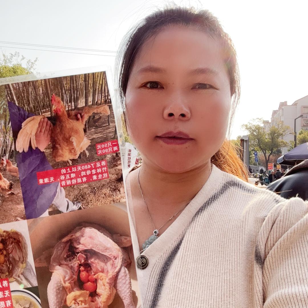 竹林散养480天的老母鸡、摆摊卖土鸡🐓