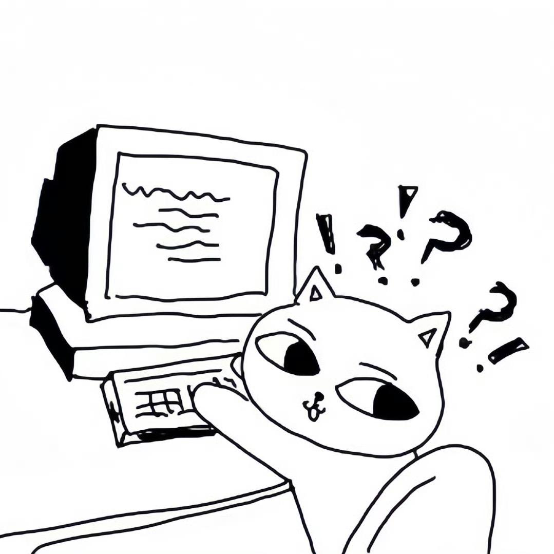 一只猫猫牛头像