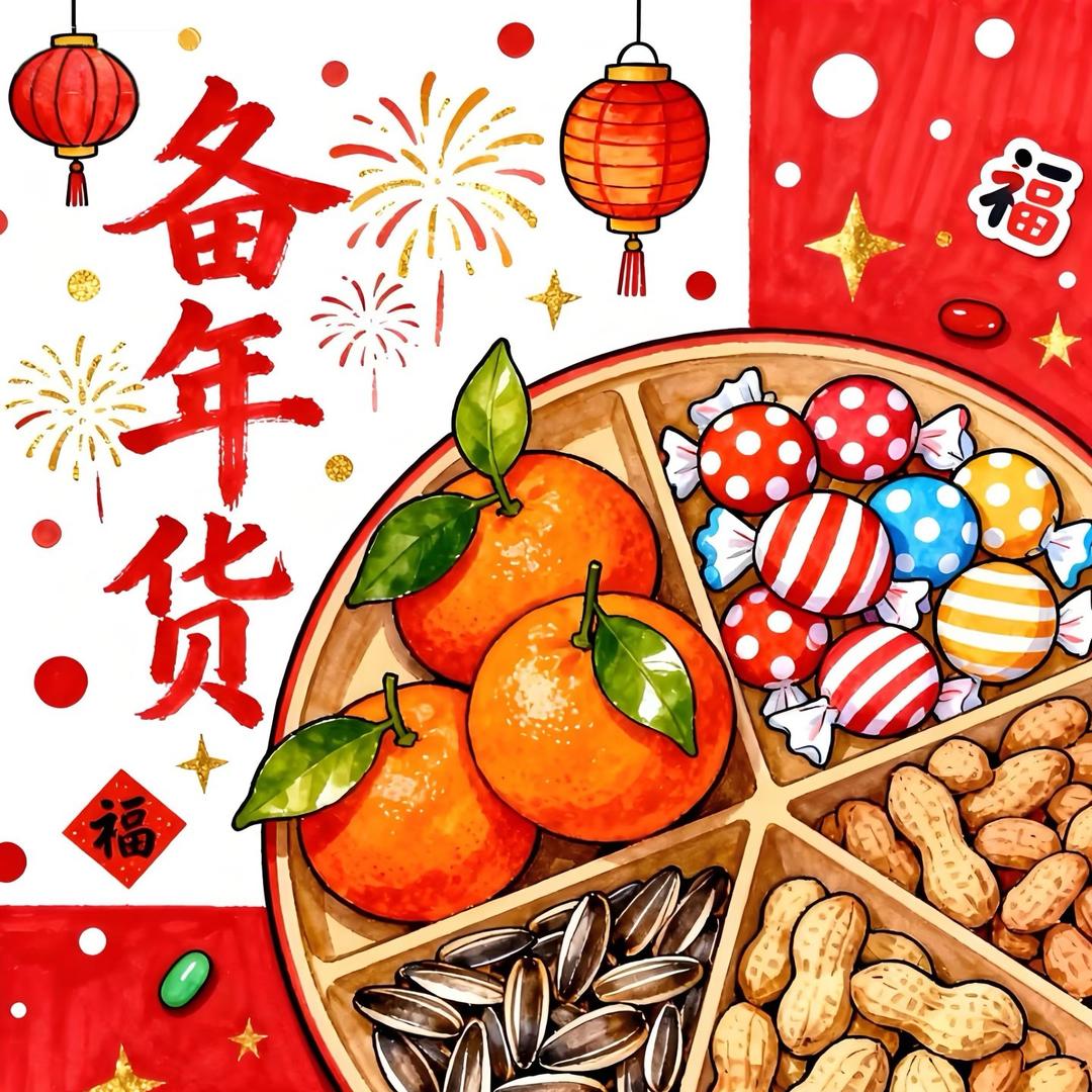 新春水果干果盘工厂