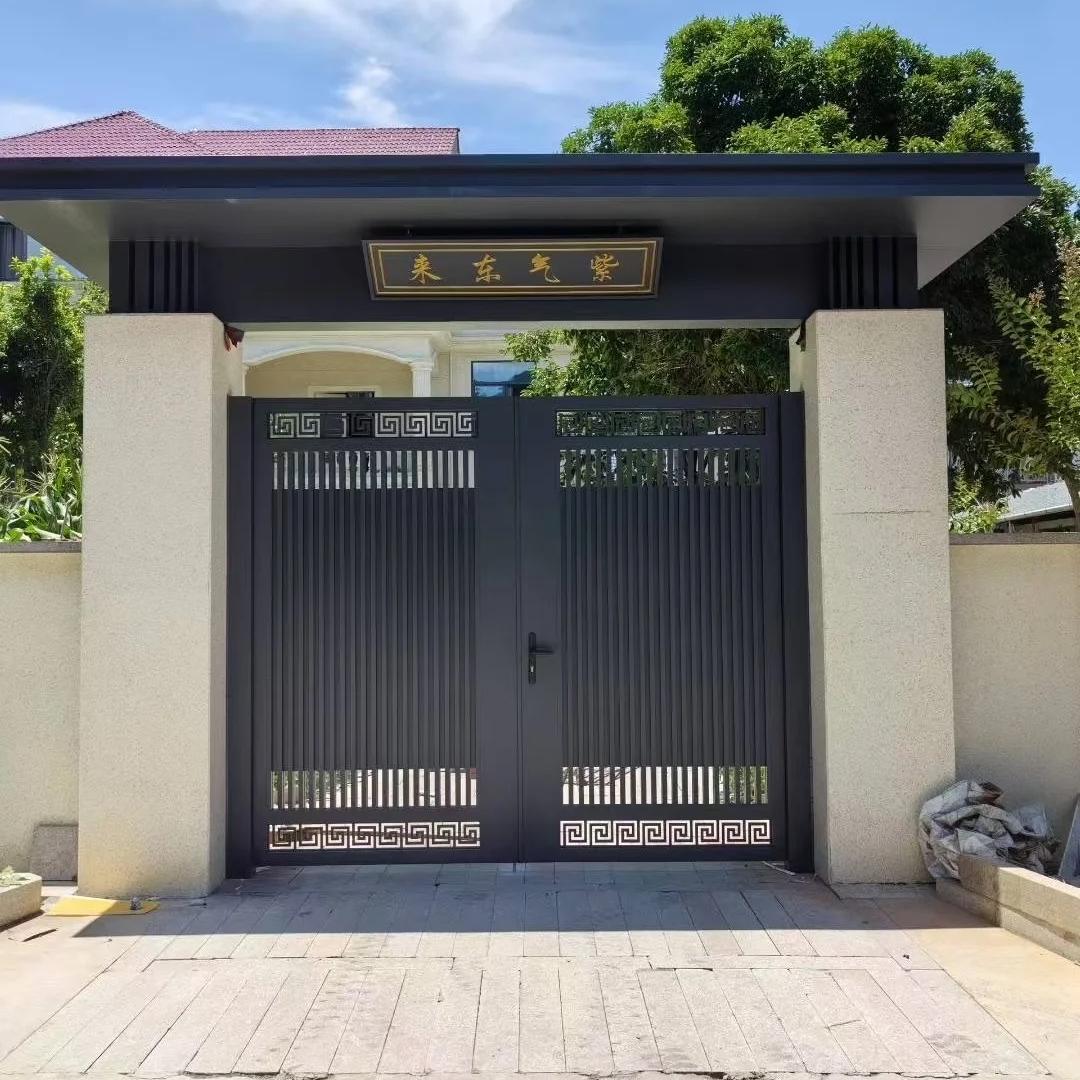 皓安铝艺庭院大门源头工厂