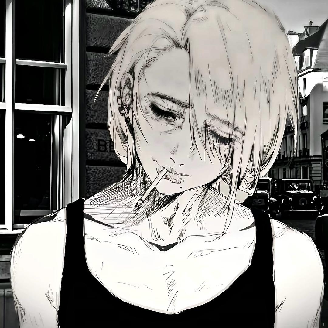 黑发女