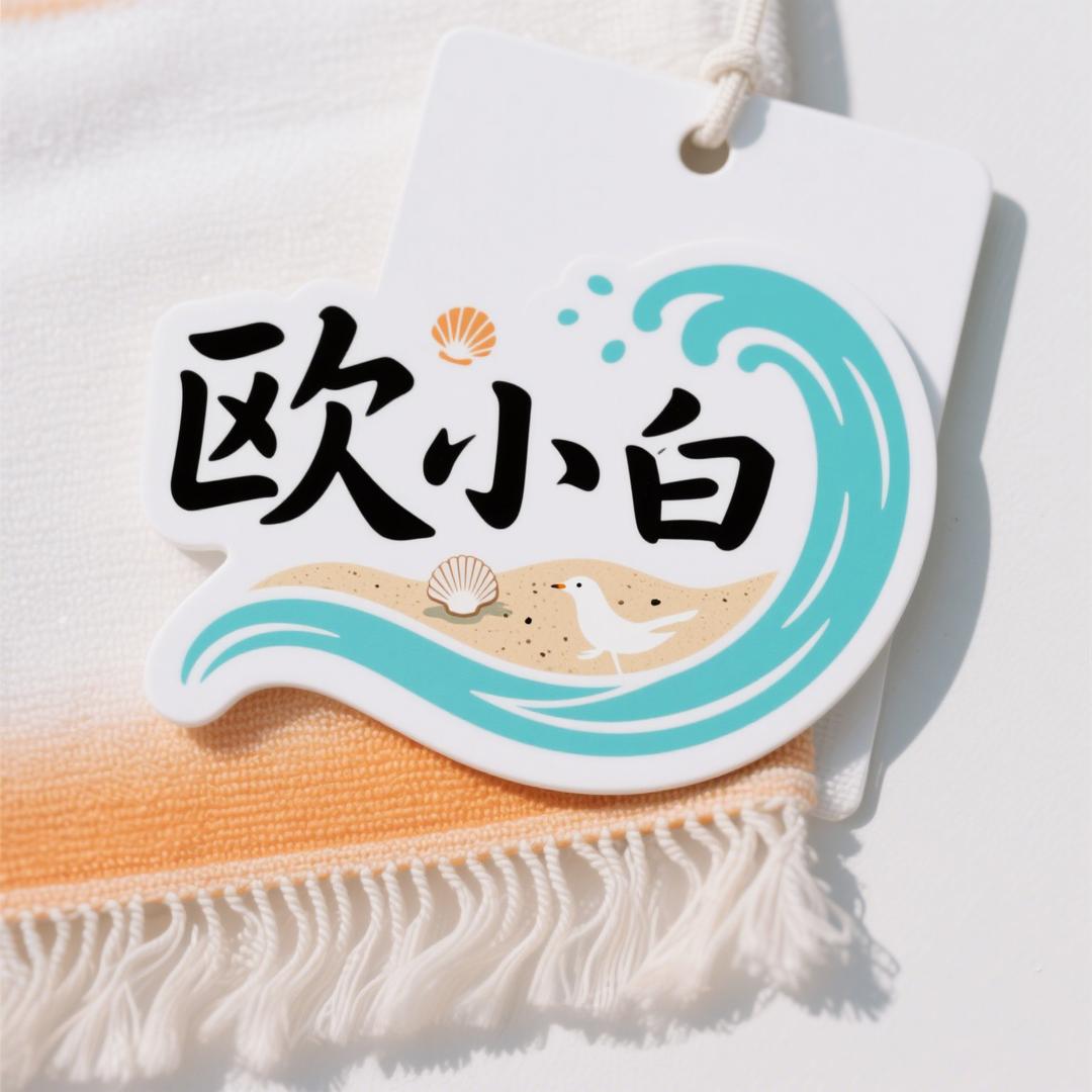 欧小白沙滩巾