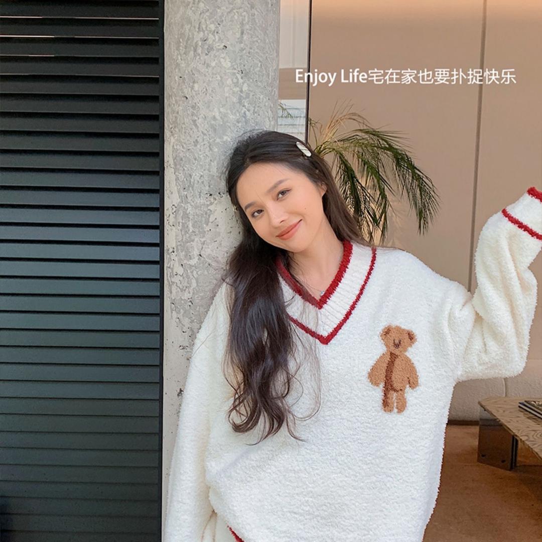 妍凯琳服饰专卖店半边绒家居服睡衣