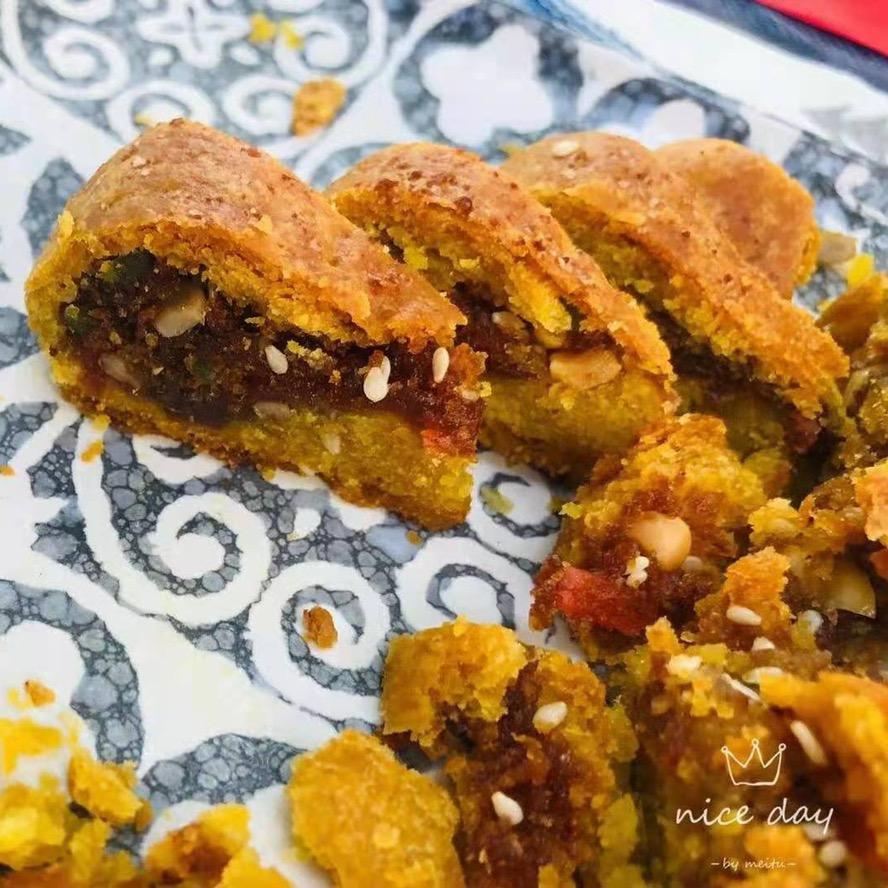 张家口纯胡麻油老月饼