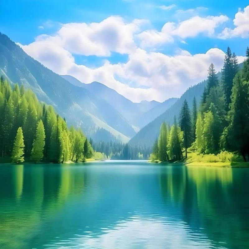 青山绿水