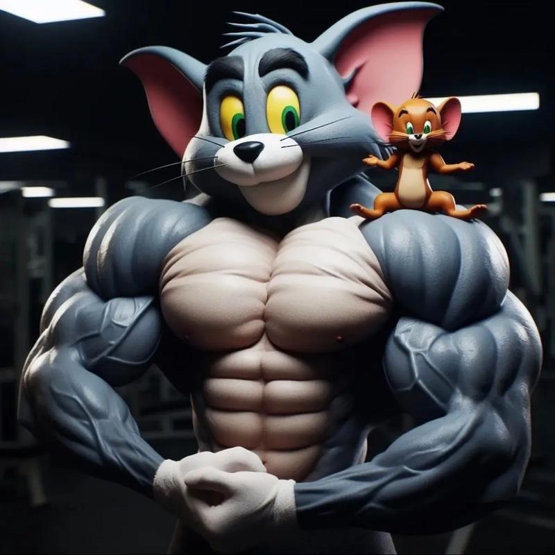 爱锻炼的米老鼠