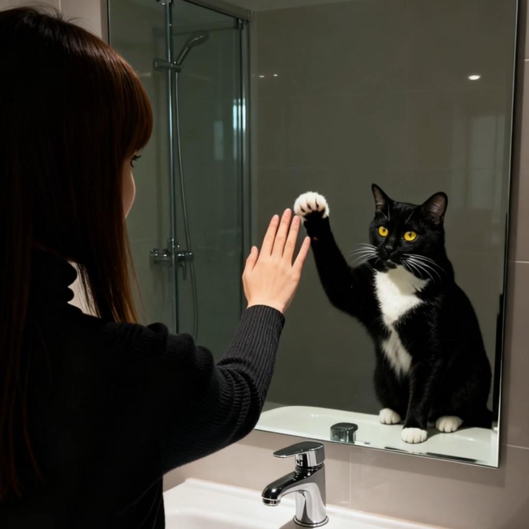 老虎尾巴上的猫