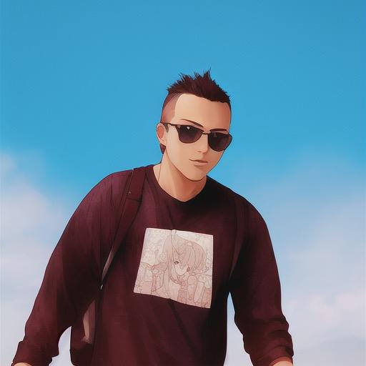 就一男的