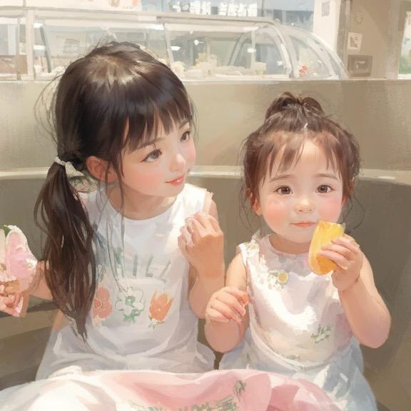 两个小妹崽