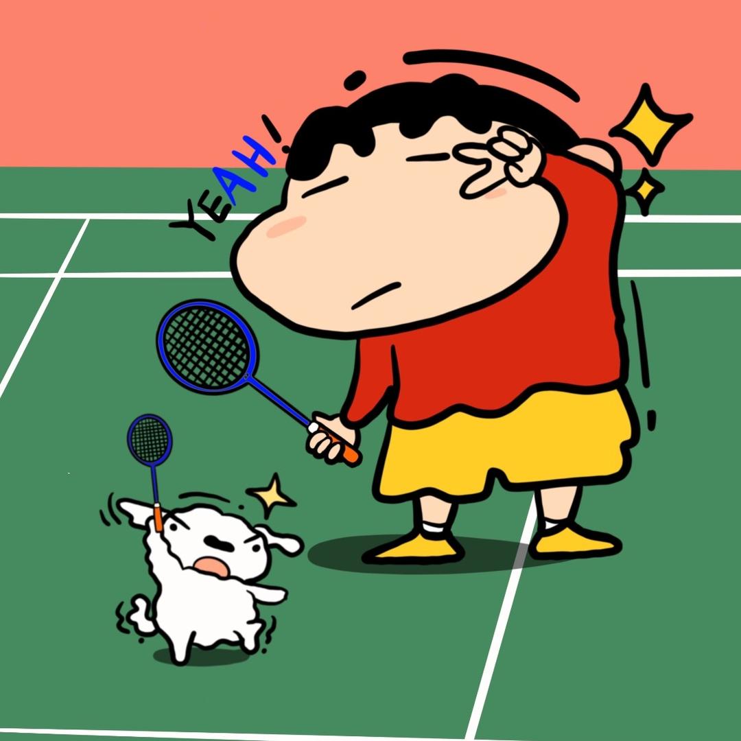 不会打球的美女... 🏸