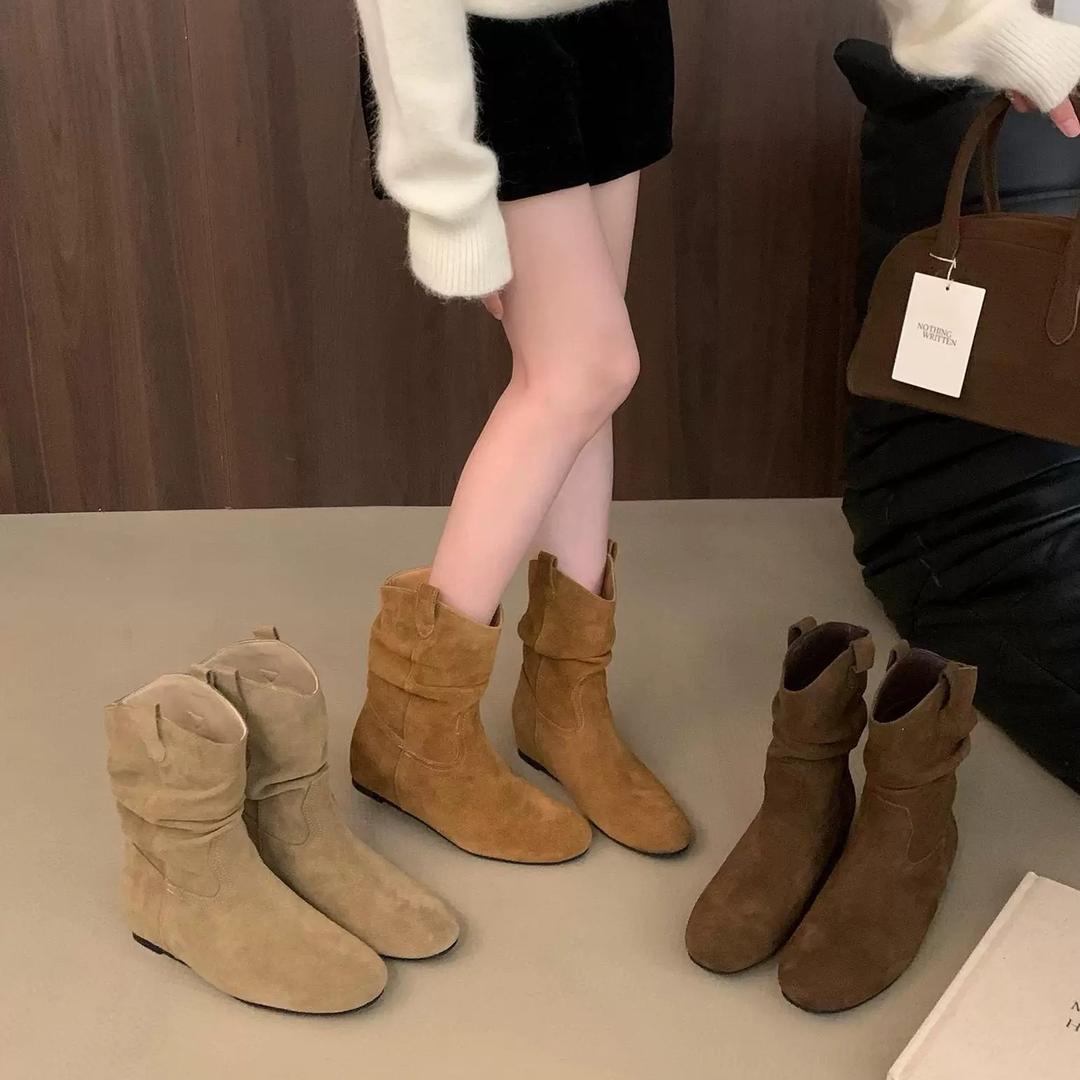 吕歌歌真皮女鞋
