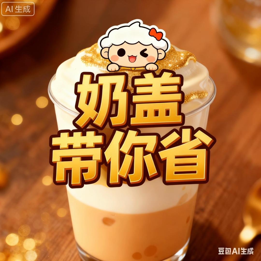 金闪闪奶盖“团购带你省”