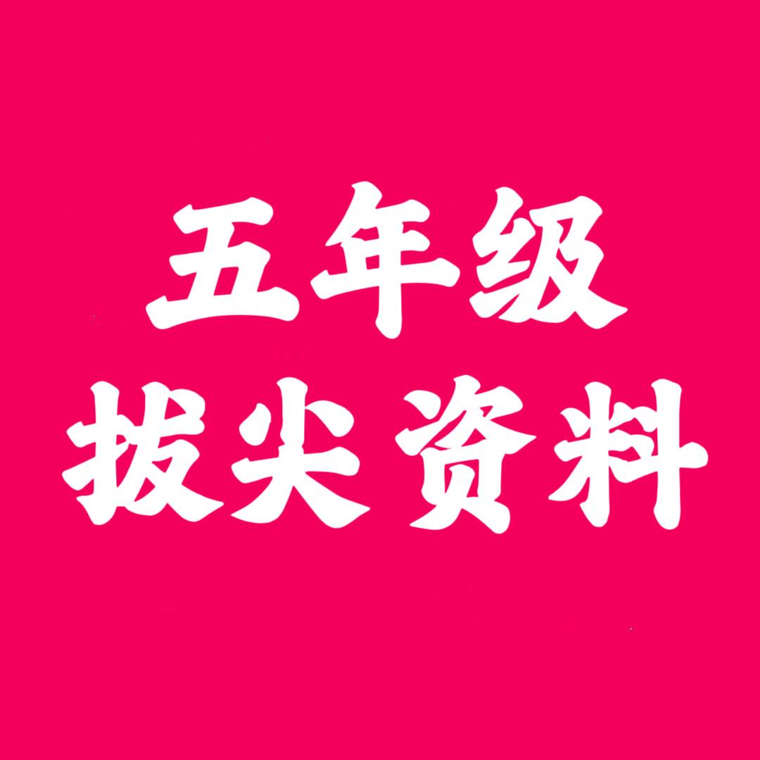 五年级拔尖资料