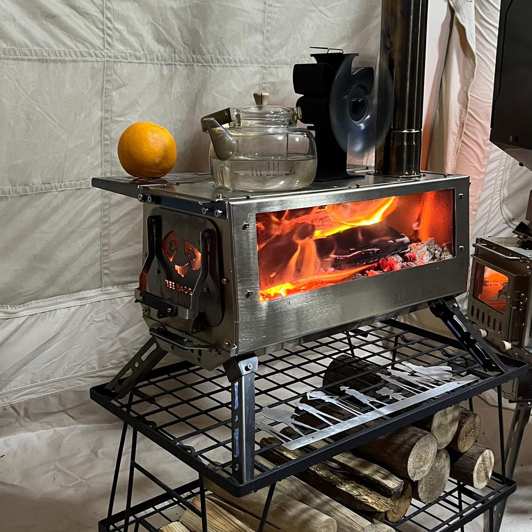 荒野露营柴火炉