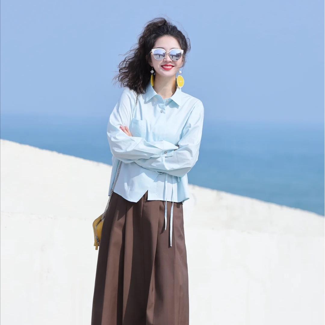 纤纤素手专业女士衬衫