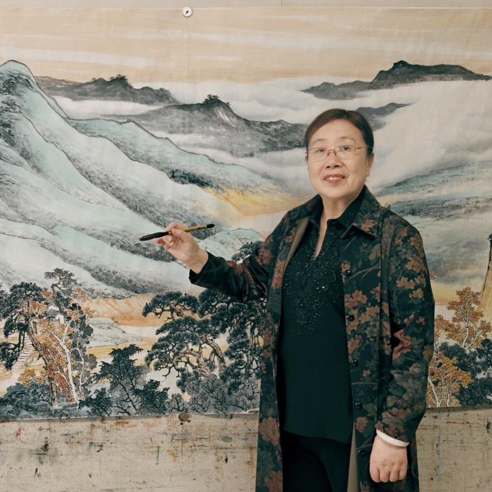 王雅琴国画山水-助理小彭